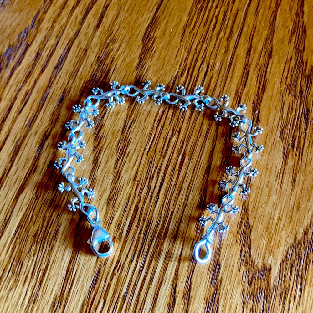🦎🦎Sterling silver lizard bracelet🦎🦎